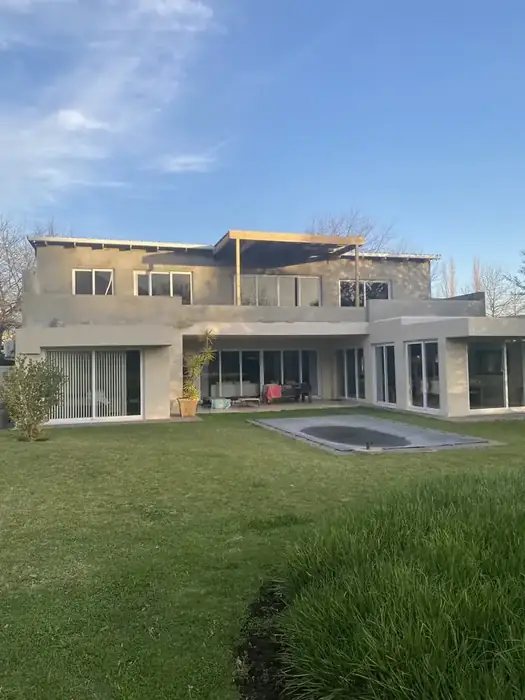 The addition nearly complete, seen from the garden